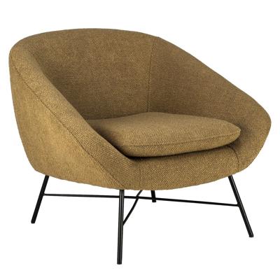 Ethnicraft Fauteuil 'Barrow' Structuurstof, kleur Ginger Ethnicraft Fauteuil 'Barrow' Structuurstof, kleur Ginger