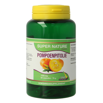 Pompoenpitolie 1000mg 60 Capsules