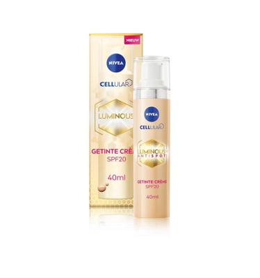 Nivea Luminous 630 getinte dagcreme SPF20 40 Milliliter Nivea Luminous 630 getinte dagcreme SPF20 40 Milliliter