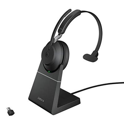Jabra Evolve2 65, MS Mono Headset Draadloos Hoofdband Kantoor/callcenter USB Type-C Bluetooth Zwart