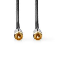 Nedis Subwoofer-Kabel | RCA Male | RCA Male | 3 m | 4.5 mm | 1 stuks - CATB24100GY30 CATB24100GY30 - thumbnail