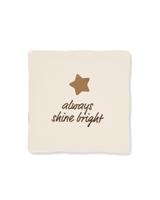 HEMA Tegel 10x10cm keramiek ster &apos;always shine bright&apos; beige - thumbnail