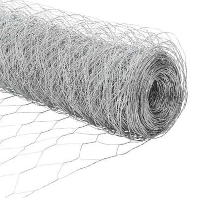 VidaXL Afrasteringspaal zilver 10 x 0,6 m (50 mm gaas) staal