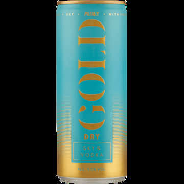 Gold Dry Premix Sky & Vodka 250 ml bij Jumbo Gold Dry Premix Sky & Vodka 250 ml bij Jumbo