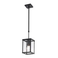 QAZQA Industriële buiten hanglamp zwart IP44 - Charlois - thumbnail