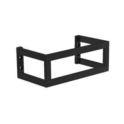 Wiesbaden Montagebeugel Vierkant BWS 40x22x15 cm RVS Mat Zwart Wiesbaden Montagebeugel Vierkant BWS 40x22x15 cm RVS Mat Zwart