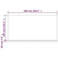 Vervangingsdoek voor luifel gestreept 6x3 m meerkleurig - thumbnail