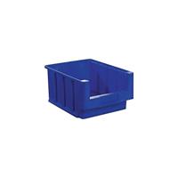 LA-KA-PE Stellingbak | L300xB230xH150 mm | blauw polypropyleen | 10 stuks - VKB300/230 BLAU VKB300/230 BLAU - thumbnail