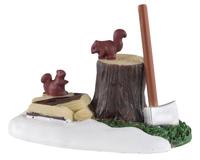 Axe and logs kerstfiguur LEMAX - Lemax - thumbnail