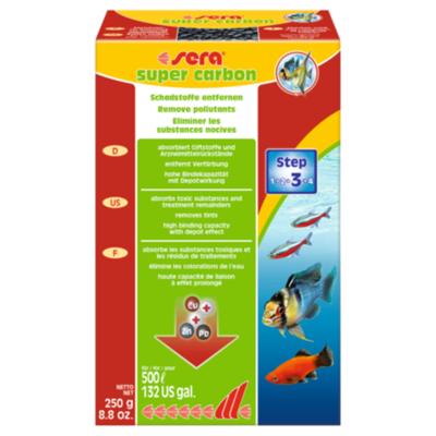 Sera Super Carbon Actieve Filter Media 250g