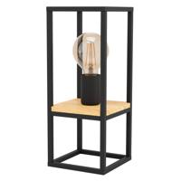 Eglo TafellampLibertad zwart met hout - 99797 - thumbnail