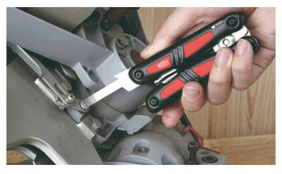 Bessey DBST DBST Multitool Aantal functies 7 Rood, Zwart