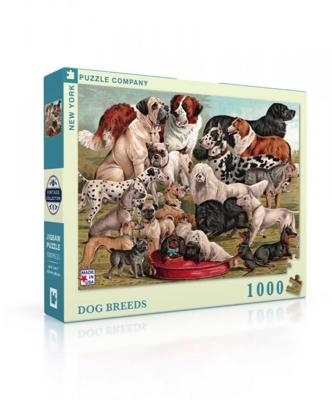 New York Puzzle Company Hondenrassen - 1000 stukjes New York Puzzle Company Hondenrassen - 1000 stukjes