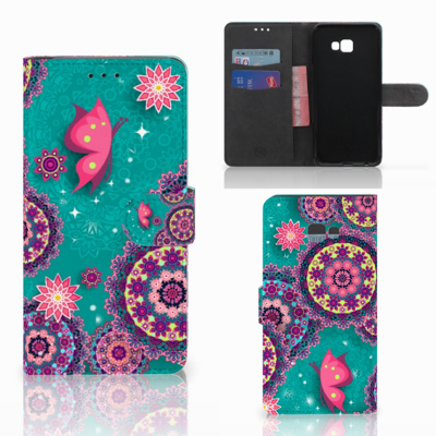 Samsung Galaxy J4 Plus (2018) Hoesje Cirkels en Vlinders Samsung Galaxy J4 Plus (2018) Hoesje Cirkels en Vlinders