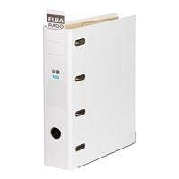Elba Rado Plast ordner met dubbel mechaniek, wit, rug van 8 cm - thumbnail