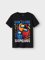 Name it zomer shirt jongens - zwart - Nkmfocus - thumbnail