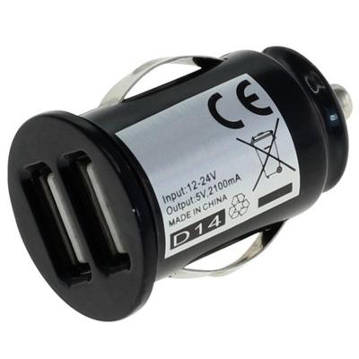 Snelle autolader voor 2 x USB apparaten