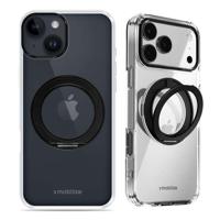 Mobilize MagSafe Compatible 360 Rotating Ring Stand Case Apple iPhone 13/14 Clear/Black - thumbnail