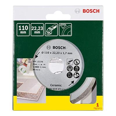 Bosch Accessoires Diamantdoorslijpschijf voor keramische tegels, 110 mm Ø - 2607019471