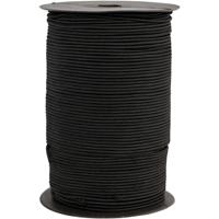 Creativ Company Elastisch koord, dikte 2 mm, zwart, 250 m/ 1 rol - thumbnail