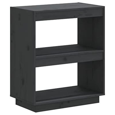 Boekenkast 60x35x71 cm massief grenenhout grijs Boekenkast 60x35x71 cm massief grenenhout grijs