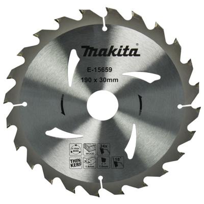Makita Accessoires Cirkelzaagblad Hout | 190x30x1,6 24T 18g - E-15659 - E-15659 Makita Accessoires Cirkelzaagblad Hout | 190x30x1,6 24T 18g - E-15659 - E-15659
