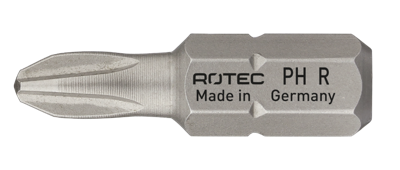 Rotec Schroefbit PH 2 | Gereduceerd | L=25 | C6.3 | BASIC | 2 stuks - 800.00052 Rotec Schroefbit PH 2 | Gereduceerd | L=25 | C6.3 | BASIC | 2 stuks - 800.00052