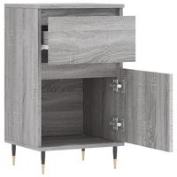 Dressoirs 2 st 40x35x70 cm bewerkt hout grijs sonoma - thumbnail
