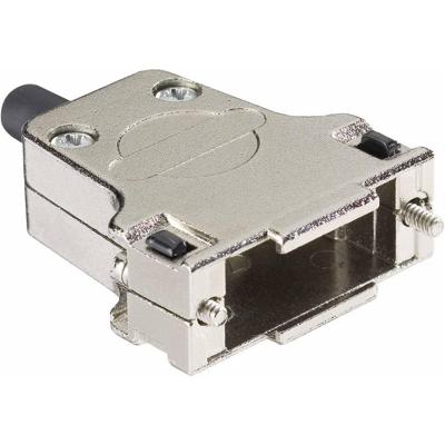 HARTING 09 67 025 0344 09670250344 D-sub behuizing Aantal polen: 25 Metaal 180 ° Zilver 1 stuk(s)