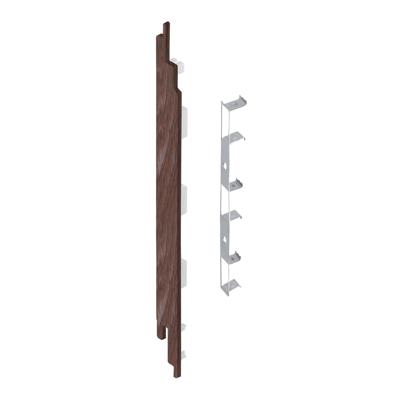 Keralit Eindkap links Bruin eiken (2884) (Sponningdeel 190)