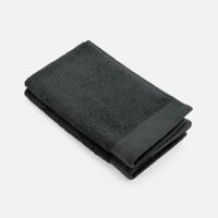 Walra Soft Cotton Gastendoek 30 x 50 cm 550 gram Antracite - 2 stuks - thumbnail
