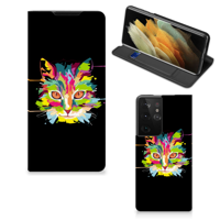 Samsung Galaxy S21 Ultra Magnet Case Cat Color - thumbnail