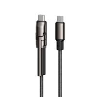 USB-kabel KSIX Zwart 1 m - thumbnail