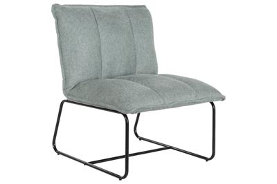 Leunstoel Home ESPRIT Zwart Groen Metaal 66 x 71 x 77 cm