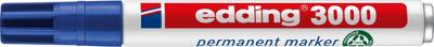 Edding permanent marker 3000 blauw Edding permanent marker 3000 blauw