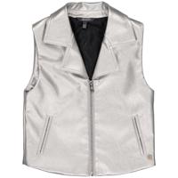 Quapi Meisjes gilet - Djezz - Zilver - thumbnail
