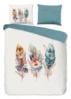 Good Morning Dekbedovertrek "veren" - Multi - (200x200/220 cm) - Katoen - thumbnail