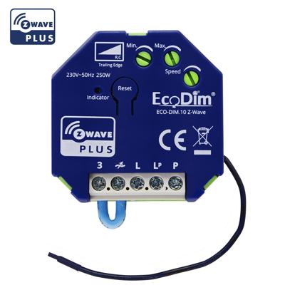 EcoDim - LED Inbouwdimmer Module - Smart WiFi - ECO-DIM.10 - Fase Afsnijding RC - Z-Wave - 0-250W