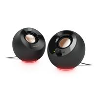 Creative Pebble RGB 2.0 PC-luidsprekers Kabelgebonden 4.4 W Zwart - thumbnail