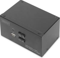 Digitus DS-12860 KVM-switch 2 + 1 poorten HDMI Afstandsbediening, Toetsenbord 3840 x 2160 Pixel - thumbnail