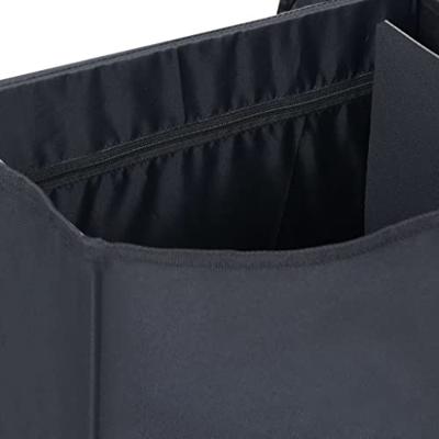 VidaXL Fietstas voor bagagedrager enkel waterdicht 21 l zwart - thumbnail