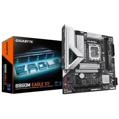 Gigabyte B860M EAGLE V2 Moederbord Socket Intel LGA 1851 Vormfactor Micro-ATX Moederbord chipset Intel® B860