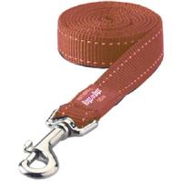 Rogz For Dogs fanbelt long lijn oranje - thumbnail