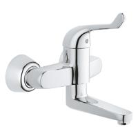 GROHE Euroeco veiligheids wandkraan met koppelingen chroom 32792000 - thumbnail