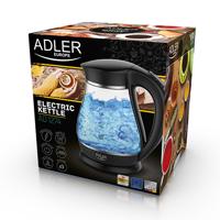 Waterkoker Adler AD 1274 2200 W 1,7 L Zwart Roestvrij staal - thumbnail
