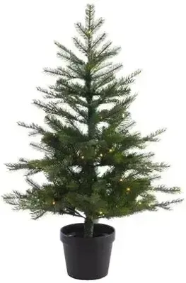 Mini kerstboom tafelboom H120 D73 cm Grandis pot tree Everlands - Everlands