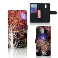 Nokia 2.3 | Wallet Case | met Pasjes | Vuurwerk - thumbnail