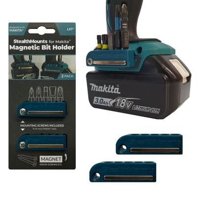 Stealthmounts Bithouder voor Makita | Blauw | 2 stuks - BH-MK-BLU-2