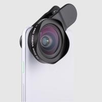Black Eye Pro Cinema Wide G4 120° groothoeklens, geoptimaliseerd voor nieuwere smartphones (universele clipbevestiging, dubbelzijdige antireflecterende coating, werkt ook met DualCams) - G4CW001 - thumbnail