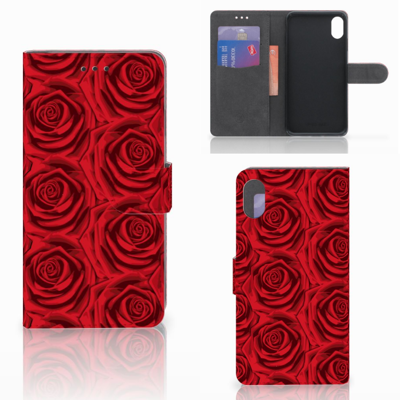 Apple iPhone Xs Max Hoesje Red Roses Apple iPhone Xs Max Hoesje Red Roses